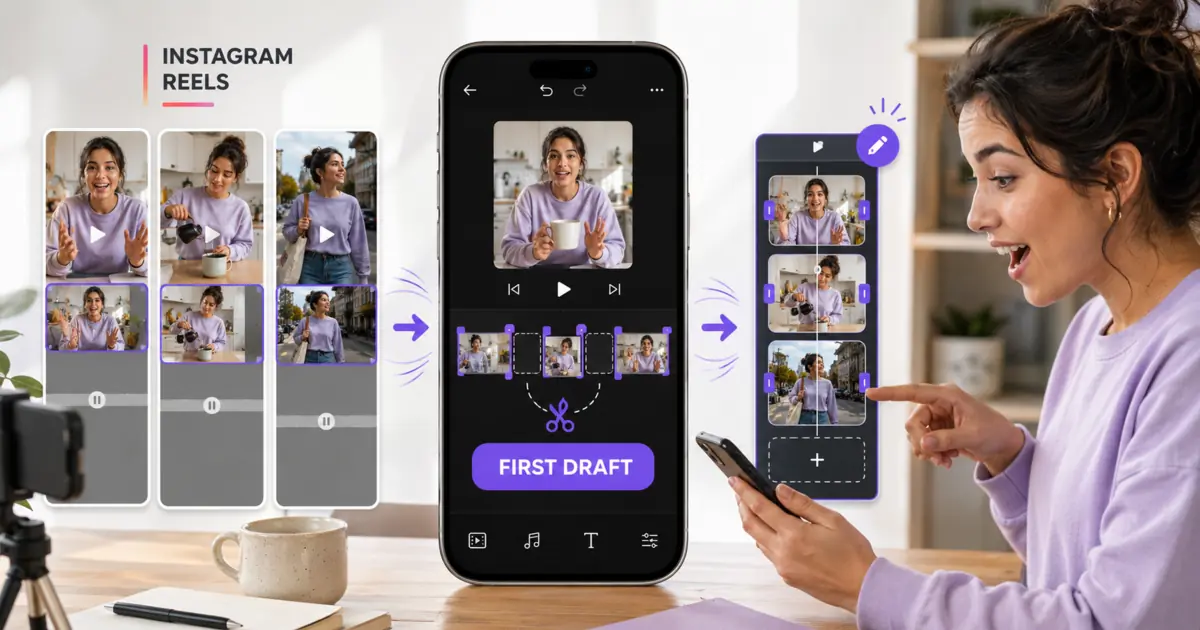 Cover illustration for Instagram First Draft for Reels: What It Does and How to Use It
